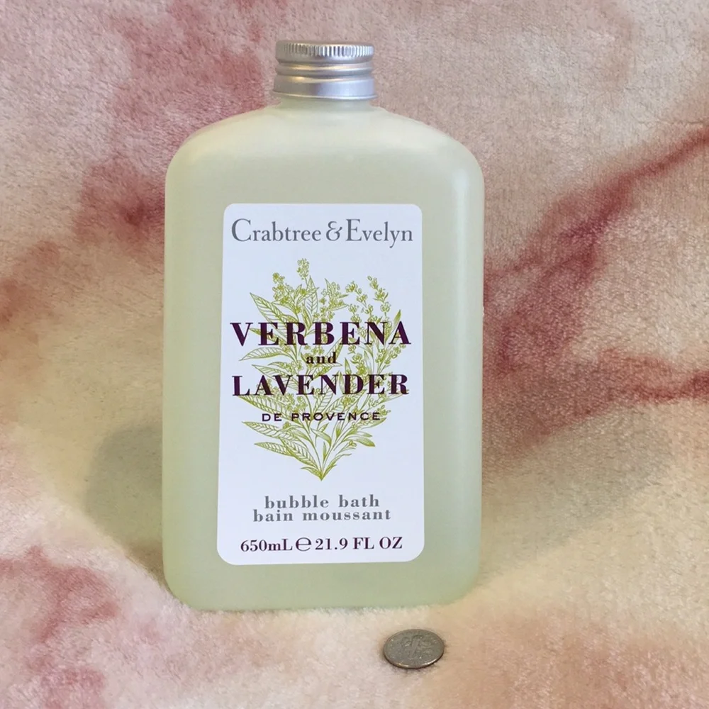 Crabtree Evelyn Scented Verbena Lavender de Provence Bubble Bath XL 21.9oz NWT - Picture 3 of 13